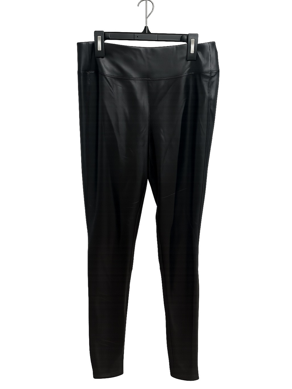 GAP Black Faux Leather Leggings - High-Waist Slim Fit